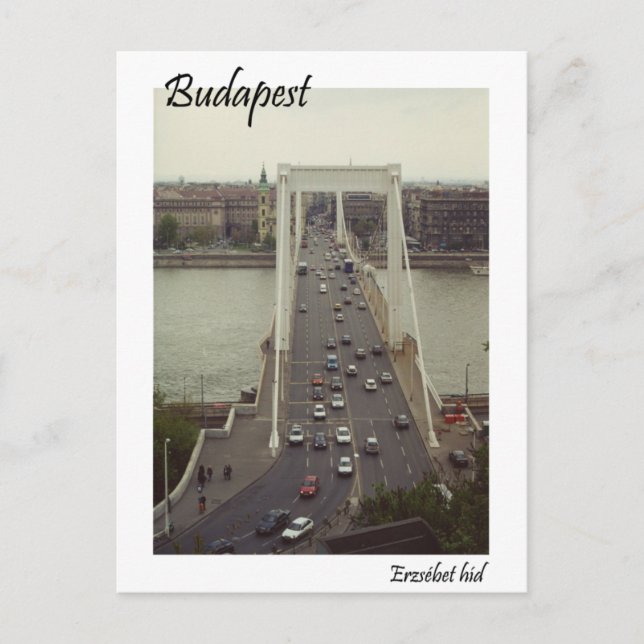 Budapest Postkarte (Vorderseite)