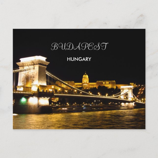 Budapest Postkarte (Vorderseite)
