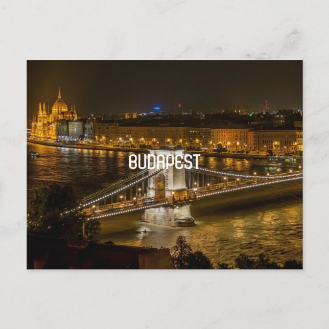Budapest Postkarte (Vorderseite)