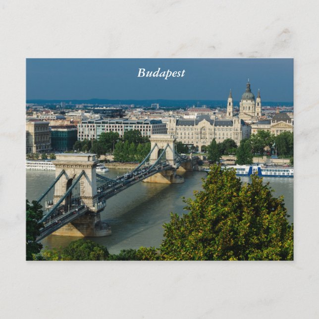 Budapest Postkarte (Vorderseite)
