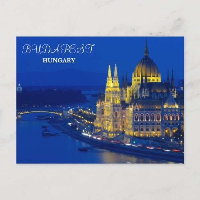 Budapest Postkarte (Vorderseite)