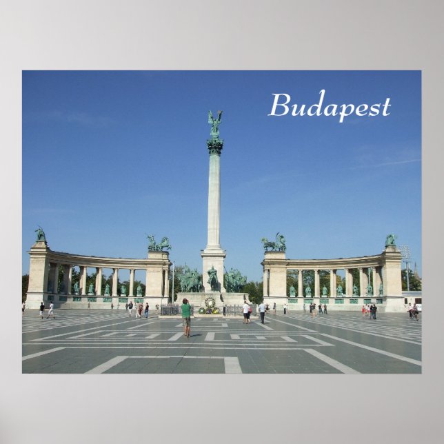 Budapest Postkarte Poster (Vorne)