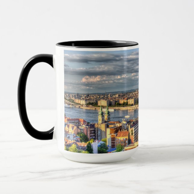 Budapest-Stadt-Ansicht Tasse (Links)
