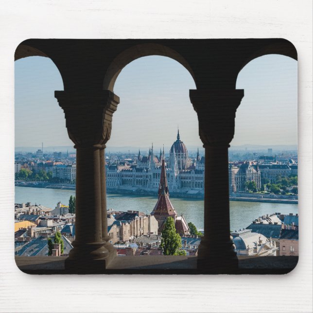 Budapest und das ungarische Parlament Mousepad (Vorne)