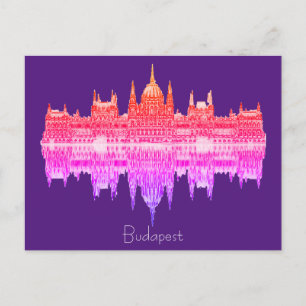 Budapest Ungarische Parlamentarische Architektur P Postkarte