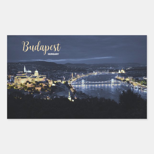 Budapest Ungarn Aufkleber (Vorderseite)