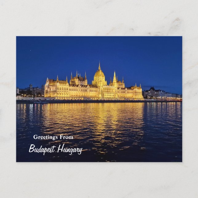 Budapest, Ungarn, Buda Castle, Buda Castle Postkarte (Vorderseite)