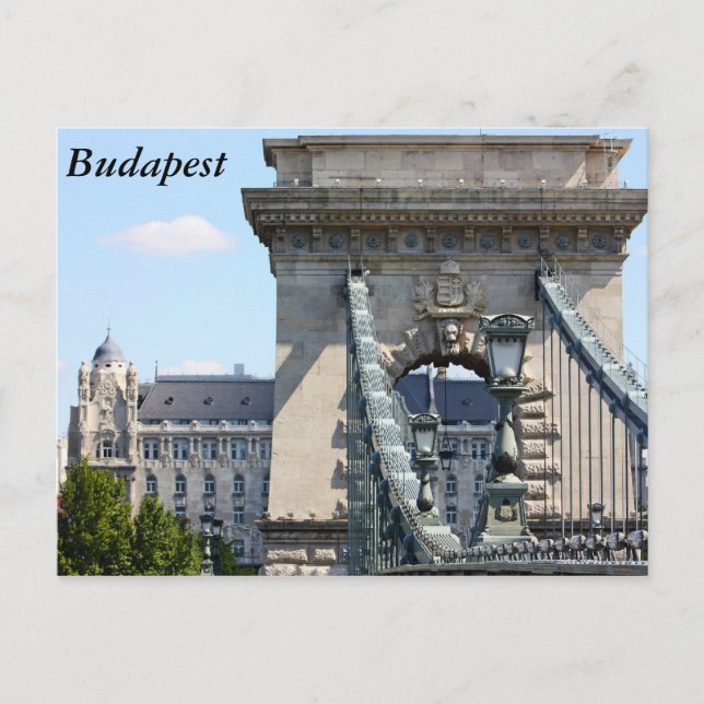 Budapest, Ungarn, Budapest, Buda... Postkarte (Vorderseite)
