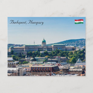 Budapest, Ungarn - Burg Buda Postkarte