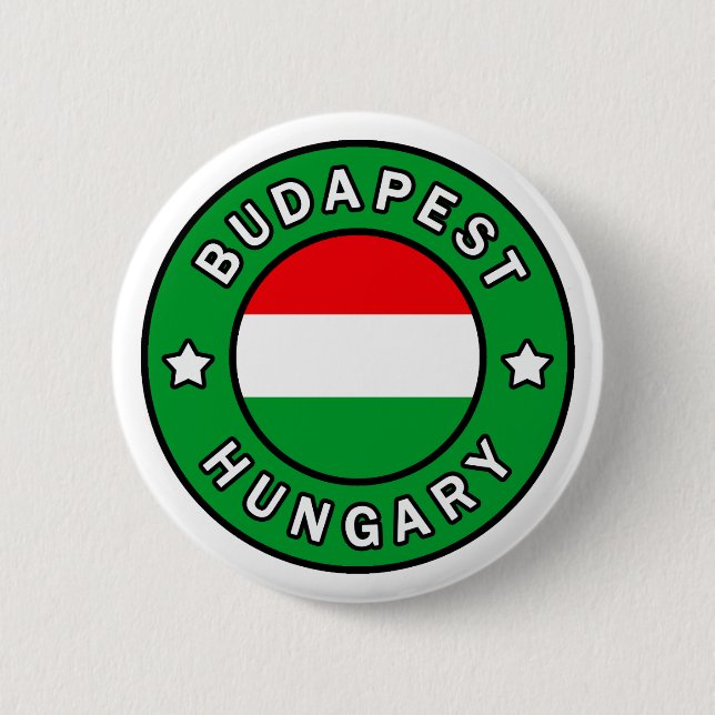 Budapest Ungarn Button (Vorderseite)