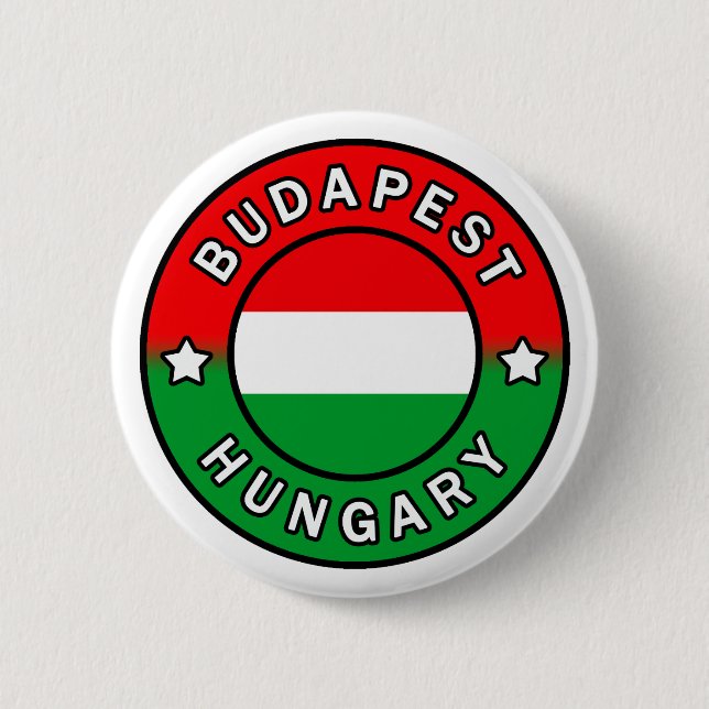 Budapest Ungarn Button (Vorderseite)