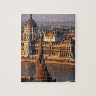 Budapest, Ungarn, Donau-Fluss, Parlament Puzzle