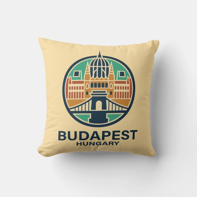 Budapest Ungarn Europa Kissen (Vorderseite)