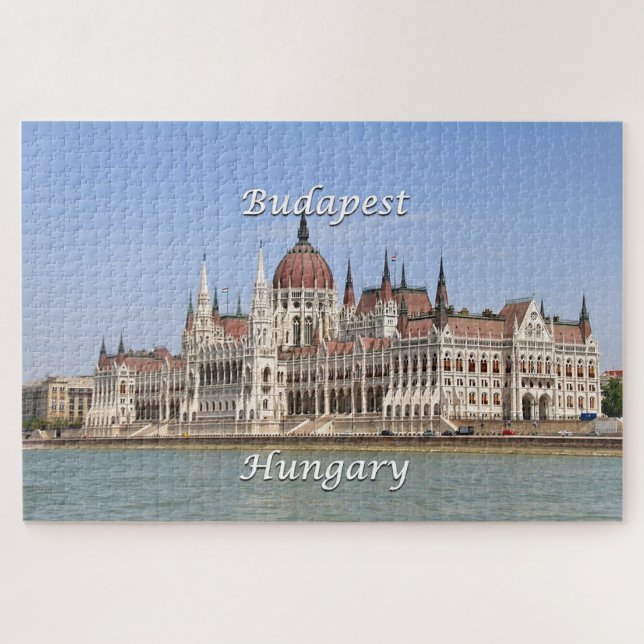 Budapest, Ungarn, Gebäude des Parlaments Puzzle (Horizontal)