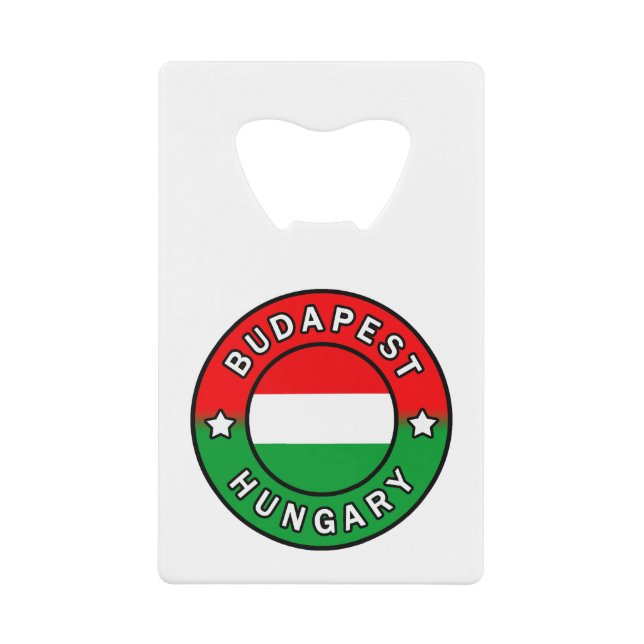 Budapest Ungarn Geldbeutel Flaschenöffner (Vorderseite)