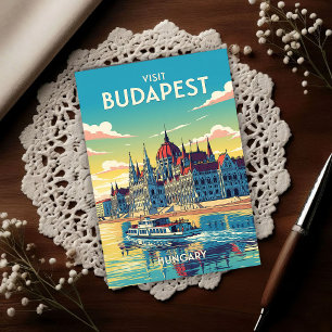 Budapest, Ungarn in den 1960er Jahren, Reisen in d Postkarte