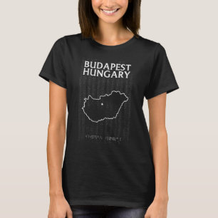 Budapest Ungarn Land Hauptstadt Flagge Patriot T-Shirt