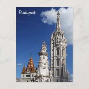 Budapest Ungarn Matthias Church Postkarte