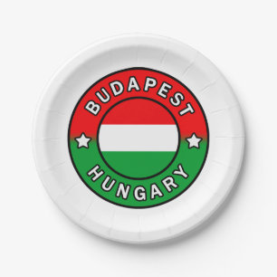 Budapest Ungarn Pappteller