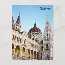 Budapest Ungarn Parlament Gebäude Reisen Foto Postkarte