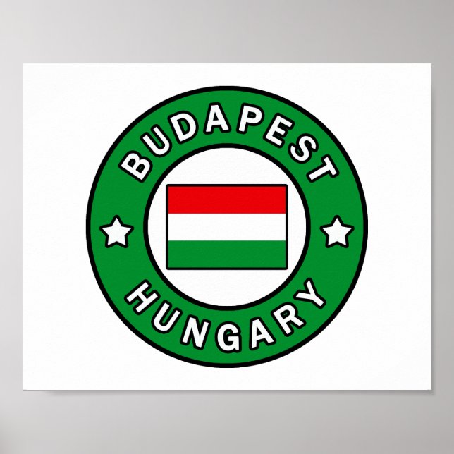 Budapest Ungarn Poster (Vorne)