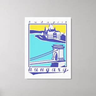 Budapest, Ungarn, Poster Leinwanddruck