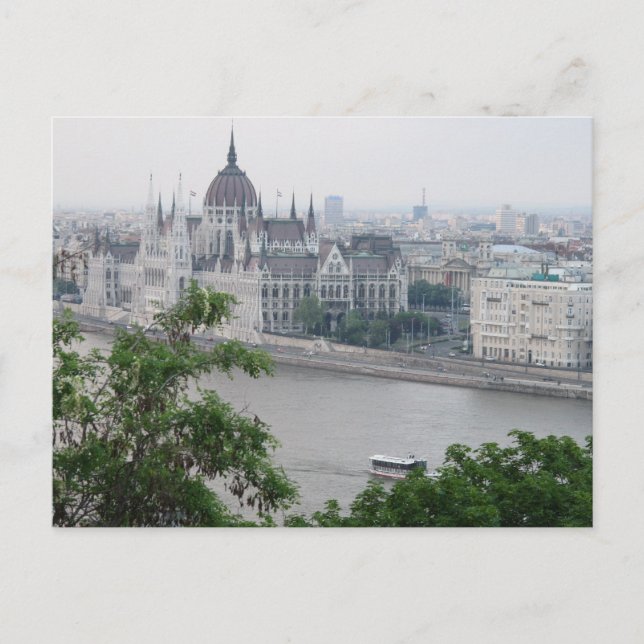 Budapest Ungarn Postkarte (Vorderseite)