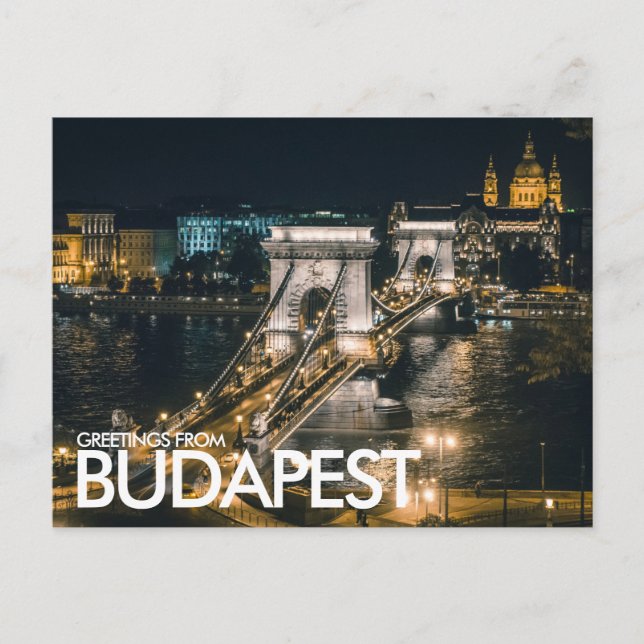 Budapest, Ungarn Postkarte (Vorderseite)