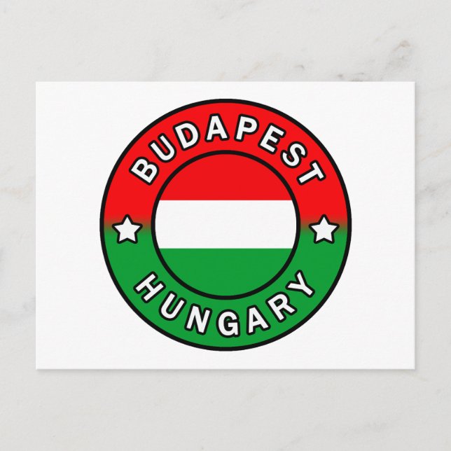 Budapest Ungarn Postkarte (Vorderseite)