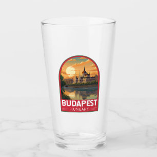 Budapest Ungarn Reise Kunst Vintage Glas