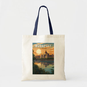 Budapest Ungarn Reise Kunst Vintage Tragetasche