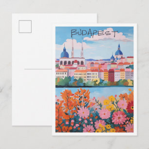 Budapest Ungarn Reise Stadt Ästhetik Postkarte