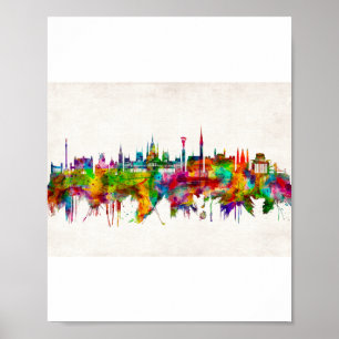 Budapest Ungarn Skyline Poster