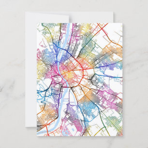 Budapest Ungarn Stadt Karte