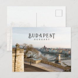 Budapest Ungarn Stadtlandschaft, Reisefoto Postkarte