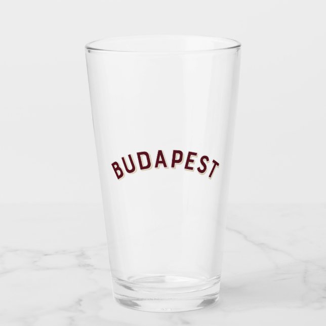 Budapest, Ungarn Vintag Arch Glas (Vorderseite)
