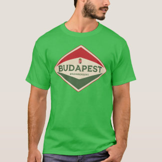 Budapest Ungarn Vintage Emblem lustig T-Shirt
