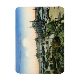 Budapest Ungarn Vintage Franz Joseph Brücke Magnet