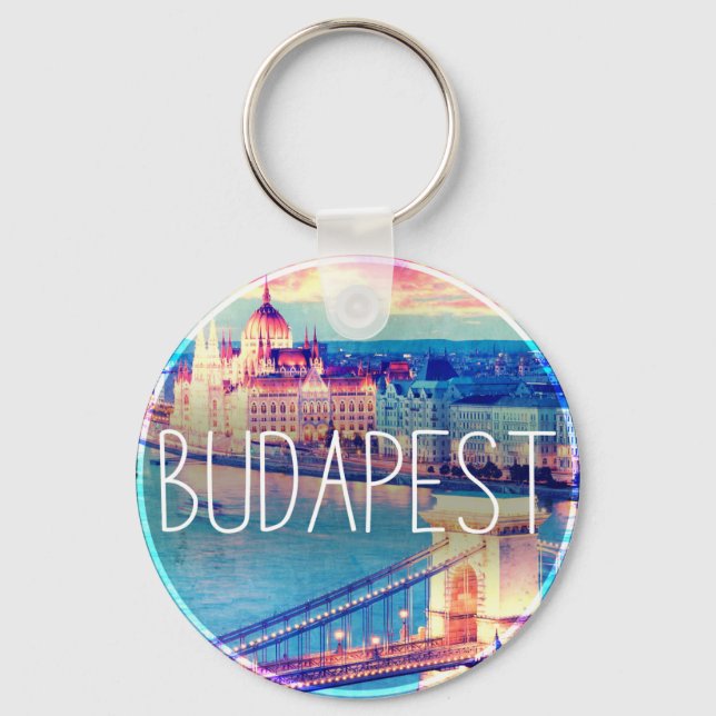 Budapest Vintag, Kreis Schlüsselanhänger (Vorderseite)