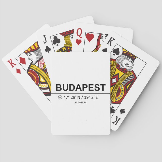 Budapester Koordinatoren Spielkarten (Rückseite)