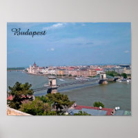 Budapester Reiseplakat, Vintag