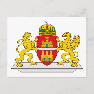 Budapester Wappen Postkarte