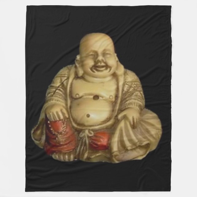 BUDDAH Fleece Blanket (Vorderseite)