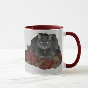 Buddah Gray Grumpy Cat Tasse