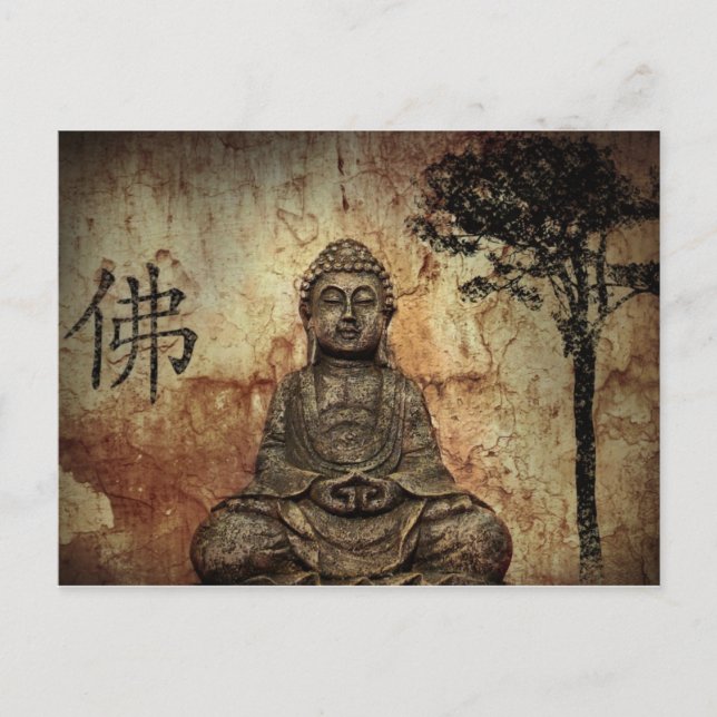 Buddah Postkarte (Vorderseite)