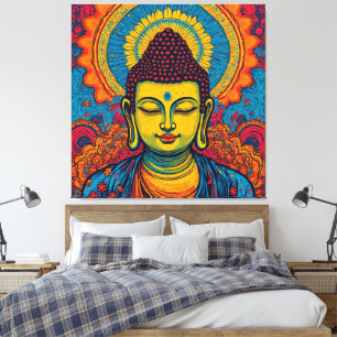 BUDDHA-12 LEINWANDDRUCK