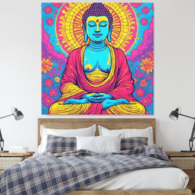 BUDDHA-13 LEINWANDDRUCK (Insitu (Schlafzimmer))