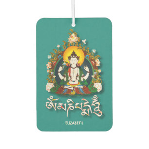 Buddha Amitabha Om Mani Padme Hum Tibetan Autolufterfrischer