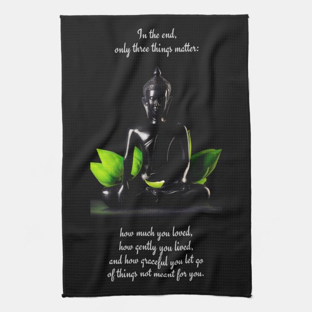 Buddha Angebot 3 Handtuch (Vertikal)