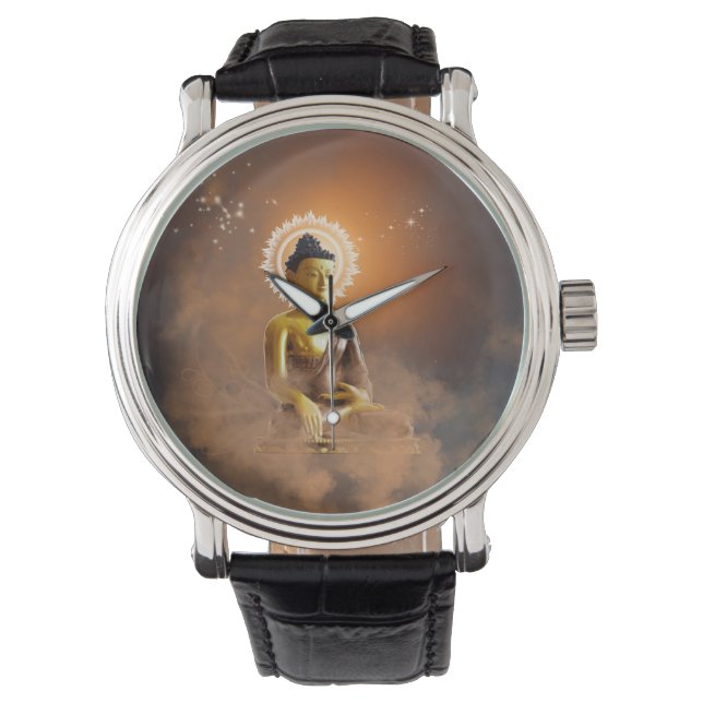 Buddha Armbanduhr (Vorderseite)
